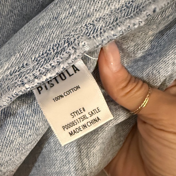 Pistola Blue Denim Mandy Jean Jacket with Studs EUC - Picture 4 of 7